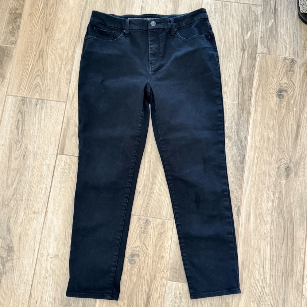 Chico's So Slimming Girlfriend Black Slim Leg Ankle Jeans Size 0.5 (US 6) - Picture 2 of 9